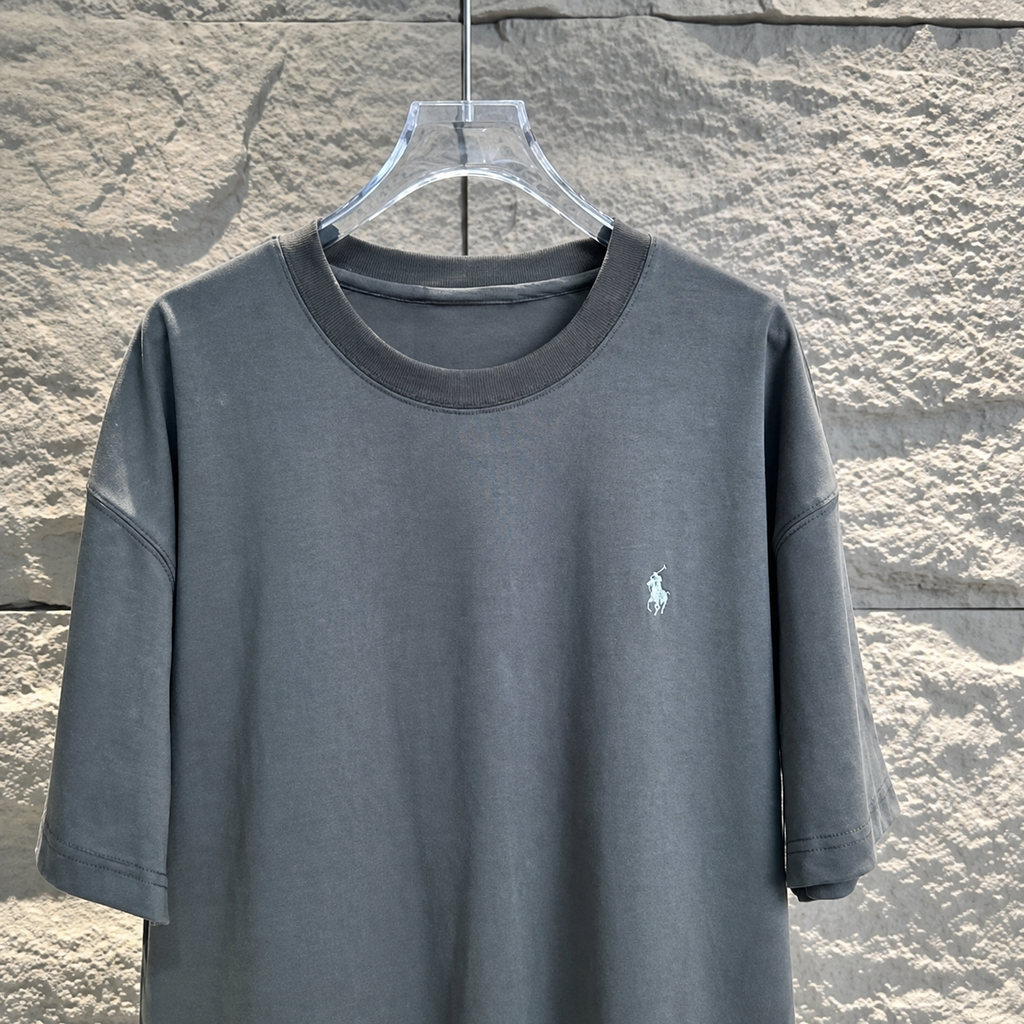 Ralph Lauren T-shirt Solid Crewneck Embroidered Pony Logo
