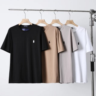 Ralph Lauren T-shirt Mercerized Cotton Pony Embroidered Crewneck Tee