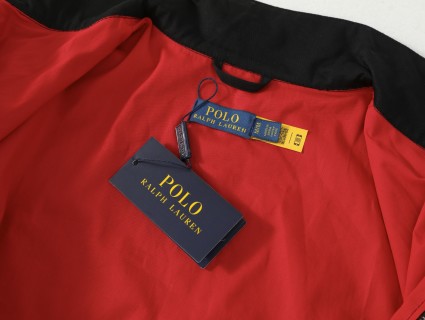 Ralph Lauren Outerwear Embroidered Harrington Zip Jacket