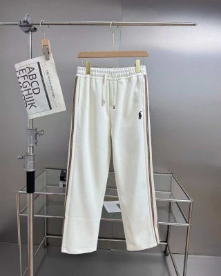 Ralph Lauren Pants Side Stripe Straight Leg Sweatpants