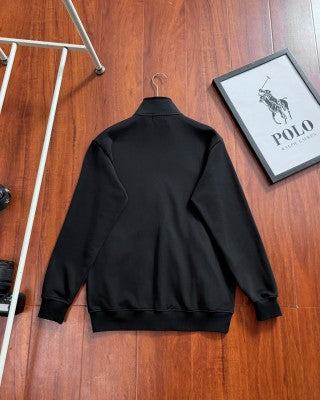 Ralph Lauren Outerwear Full-Zip Mockneck Cotton Jacket