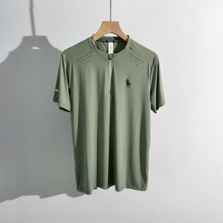 Ralph Lauren T-shirt Performance Half Zip Pony Logo Tee
