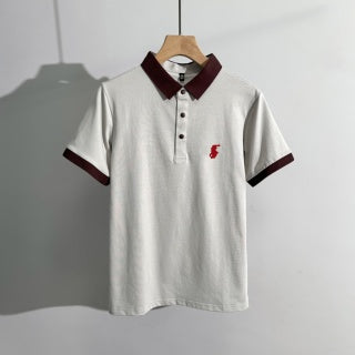 Ralph Lauren Polo Shirt Contrast Collar Cotton Piqué Polo