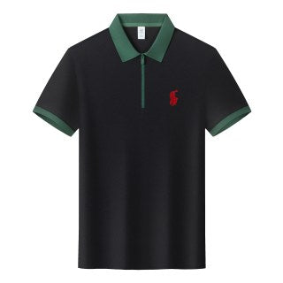 Ralph Lauren Contrast Zip Polo Shirt