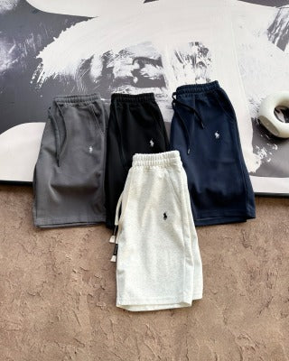Ralph Lauren Pants Embroidered Logo Elastic-Waist Shorts