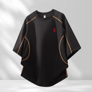 Ralph Lauren T-shirt Contrast Piping Oversized Crewneck Tee