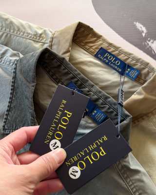 Ralph Lauren Shirt Short Sleeve Double-Pocket Cotton Shirt