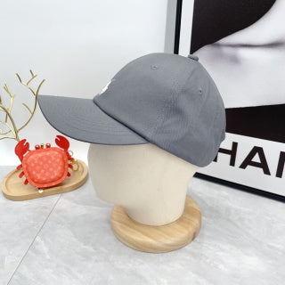 Ralph Lauren Hat Slate Gray White Pony Curved-Brim Baseball Cap