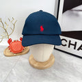 Ralph Lauren Hat Deep Navy Red Pony Curved-Brim Baseball Cap