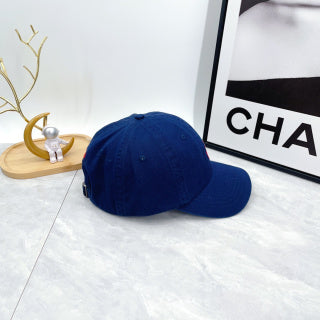 Ralph Lauren Hat Cobalt Blue Red Pony Curved-Brim Baseball Cap