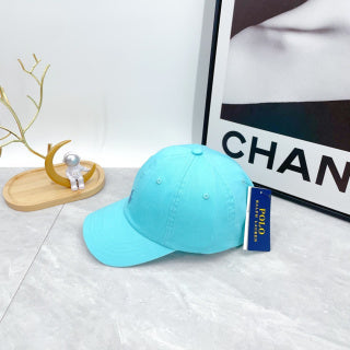 Ralph Lauren Hat Aqua Blue Tonal Pony Everyday Baseball Cap