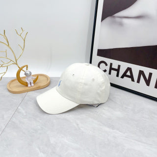 Ralph Lauren Hat Off-White Light Blue Pony Soft-Crown Baseball Cap