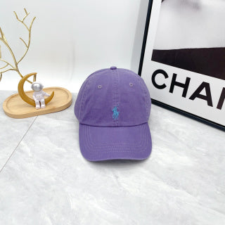 Ralph Lauren Hat Dusty Purple Aqua Pony Soft-Crown Baseball Cap