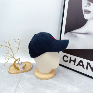 Ralph Lauren Hat Ink Navy Red Pony Soft-Crown Baseball Cap