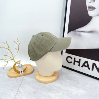 Ralph Lauren Hat Dusty Olive Cream Pony Low-Crown Baseball Cap