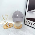 Ralph Lauren Hat Dove Gray White Pony Curved-Brim Baseball Cap