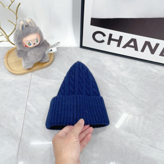 Ralph Lauren Hat Royal Navy Red Pony Textured Rib Beanie
