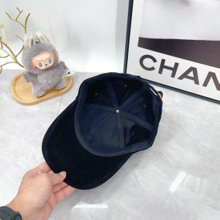 Ralph Lauren Hat Deep Navy Tonal Pony Soft Texture Baseball Cap