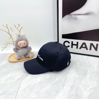 Ralph Lauren Hat Dark Navy Wordmark Embroidered Baseball Cap
