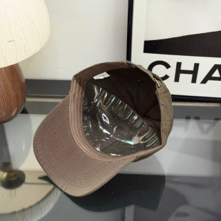 Ralph Lauren Hat Dark Walnut Brown Baseball Cap with White Pony Embroidery