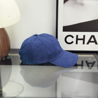 Ralph Lauren Hat Classic Navy Baseball Cap with White Pony Embroidery