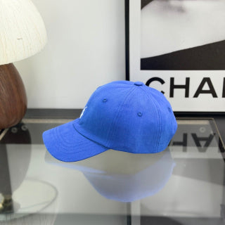 Ralph Lauren Hat Vibrant Blue Baseball Cap with White Pony Embroidery
