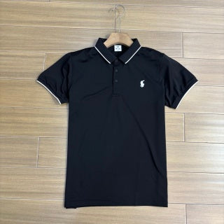 Ralph Lauren Slim Contrast Trim Cotton Mesh Polo Shirt