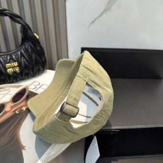 Ralph Lauren Hat Olive Khaki Tonal Pony Paneled Baseball Cap