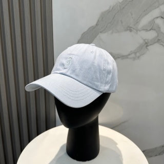 Ralph Lauren Hat Light Blue Tonal Pony Baseball Cap
