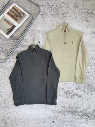Ralph Lauren Sweatshirt Pony Embroidered Quarter-Zip Pullover