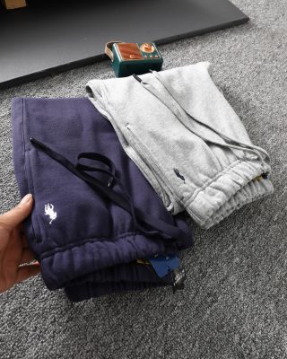 Ralph Lauren Pants Cotton Blend Straight-Leg Sweatpants