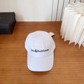 Ralph Lauren Hat White Embroidered Wordmark Baseball Cap