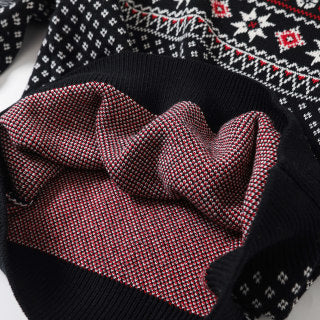 Ralph Lauren Fair Isle Pattern Wool Blend Sweater