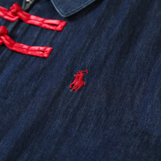 Ralph Lauren Heritage Outerwear Denim Mandarin Jacket