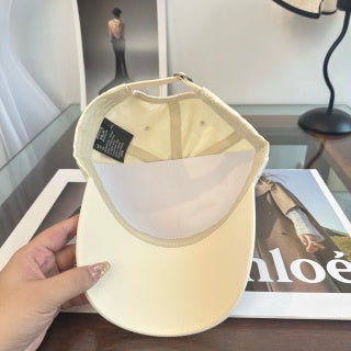Ralph Lauren Hat Ivory Pony Script-Embroidered Baseball Cap