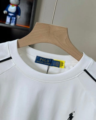 Ralph Lauren T-shirt Raglan Stripe Pony Logo Oversized Tee