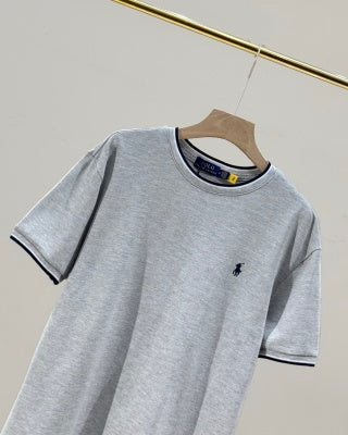 Ralph Lauren T-shirt Contrast Trim Heavyweight Cotton Crewneck Tee